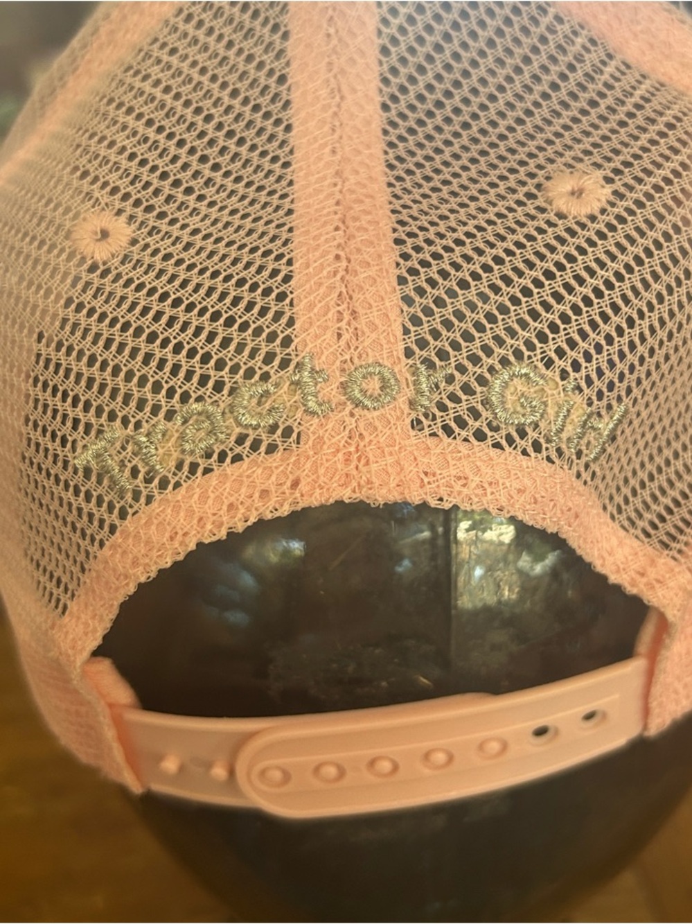 John Deere Camo Cap with Pink Trim - Picture 3 of 6
